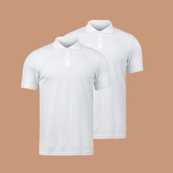 White Crew Neck T Shirt For Mens