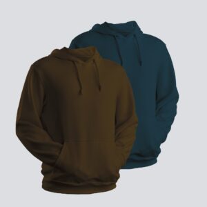 Men's soft knit melange pullover hoodie