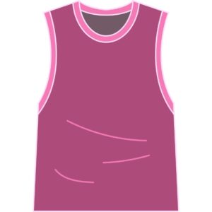 Custom Dark Pink Hockey Uniform with Half Pink Shoulder Design