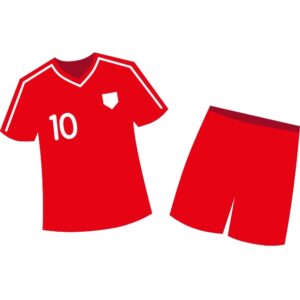 Custom Full Red Stylish Arms & Shorts Abstract Football Uniforms