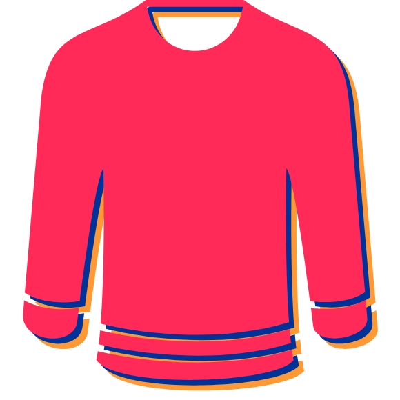 Custom Full Red Stylish Hockey Uniform