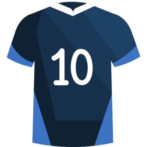 Custom Number Solid Soccer Jersey for Adults & Youth