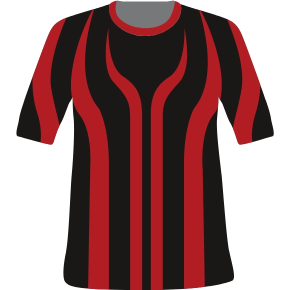 Custom Red Python Stripe Softball Jersey - Adult & Youth Unisex Sizes