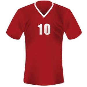 Custom Red Stripe Softball Jersey - Full Sleeve for Adult & Youth Unisex